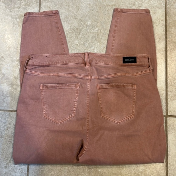 Liverpool High Rise Ankle Skinny Jeans Mauve Blush Pink 18 Plus - Picture 7 of 7